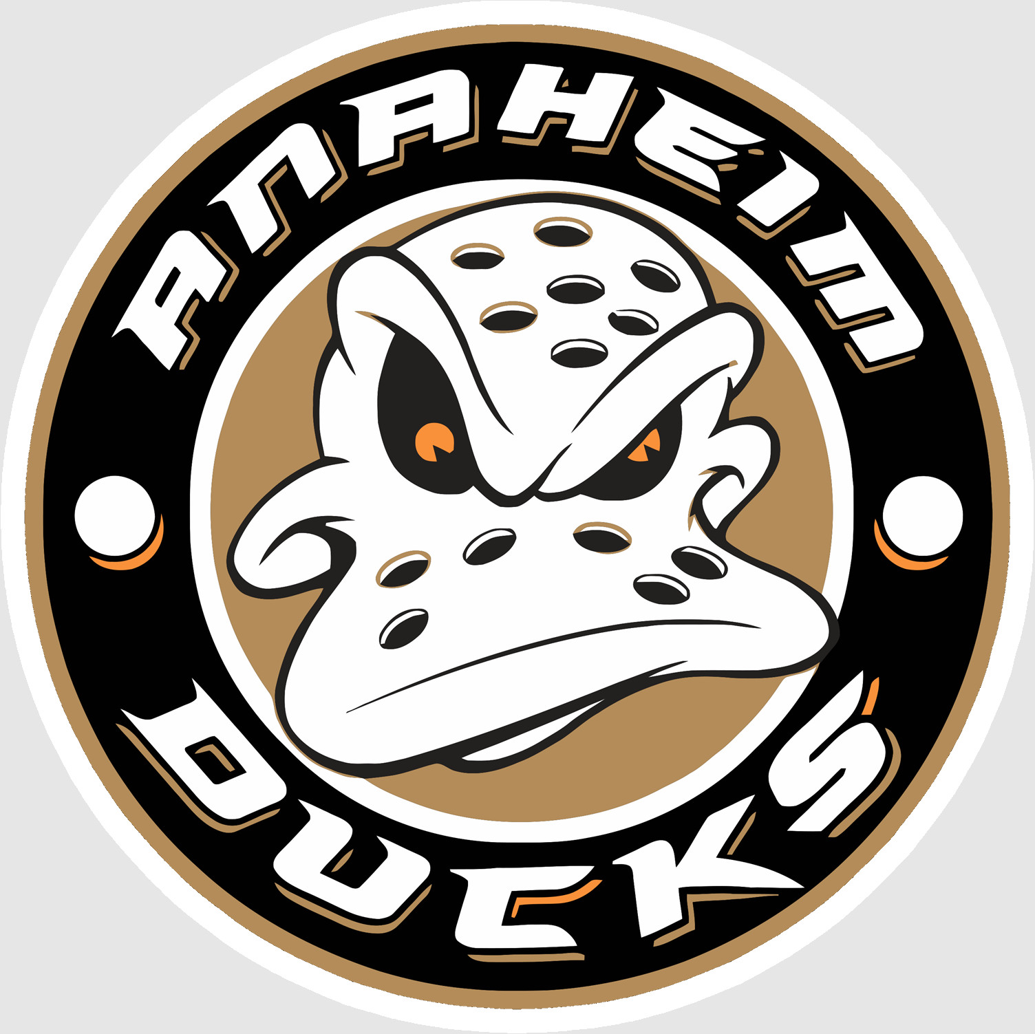 Weather Resistant Vinyl Sticker – Anaheim Ducks 05