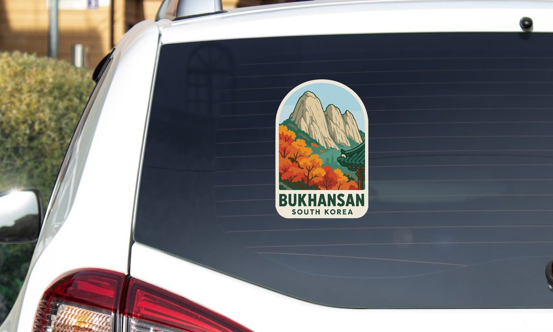 Bukhansan South Korea National Park Sticker Decal Vinyl Die-Cut World