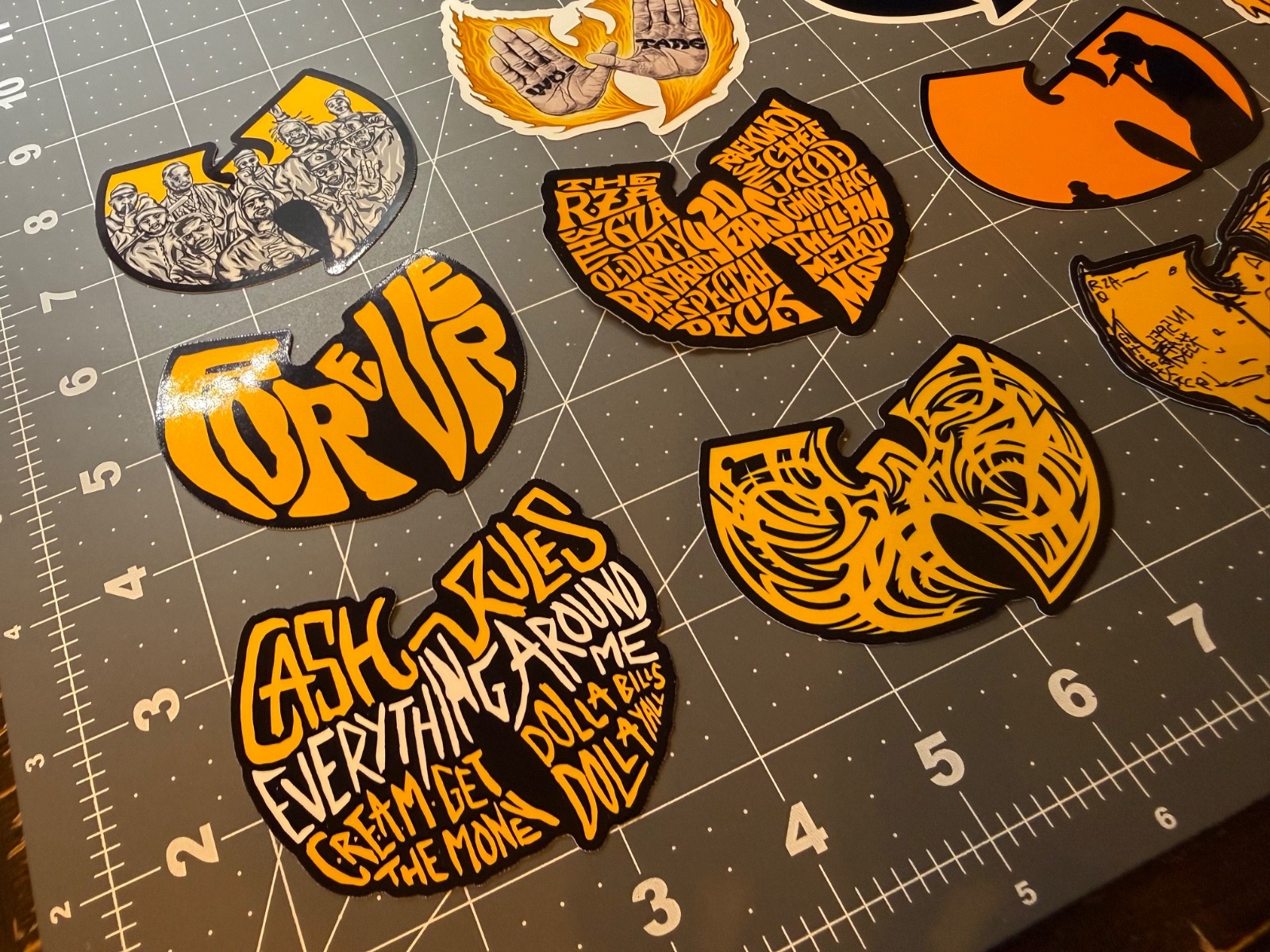 Wu Tang Clan Stickers W Logos Multiple Options available, Pick One