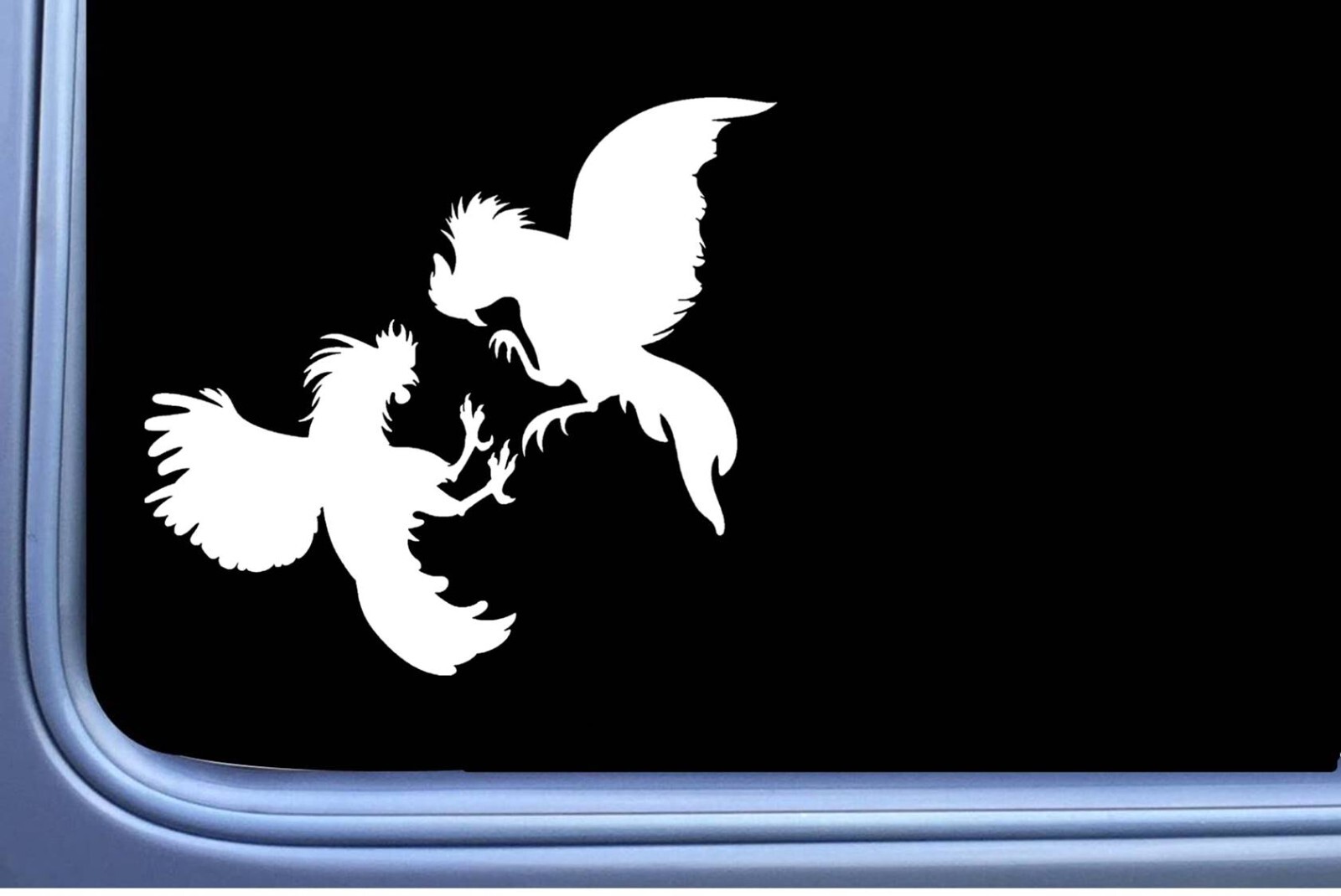 Game Cocks Rooster Fight os 446 Car Window 6" DECAL STICKER