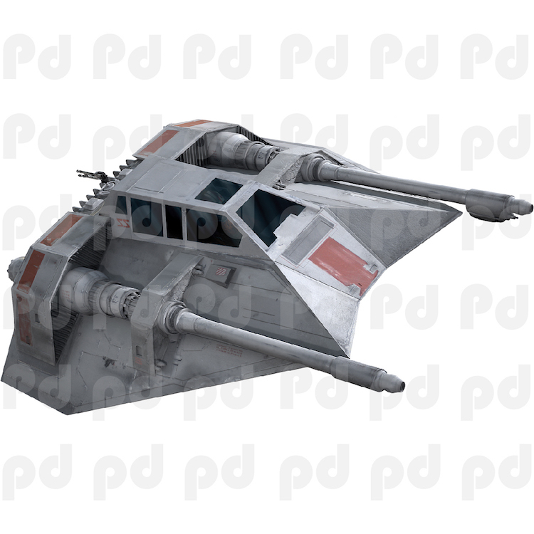 Snow Speeder Star Wars Wall Decal Empire Strikes Back Hoth Vinyl Sticker, s27