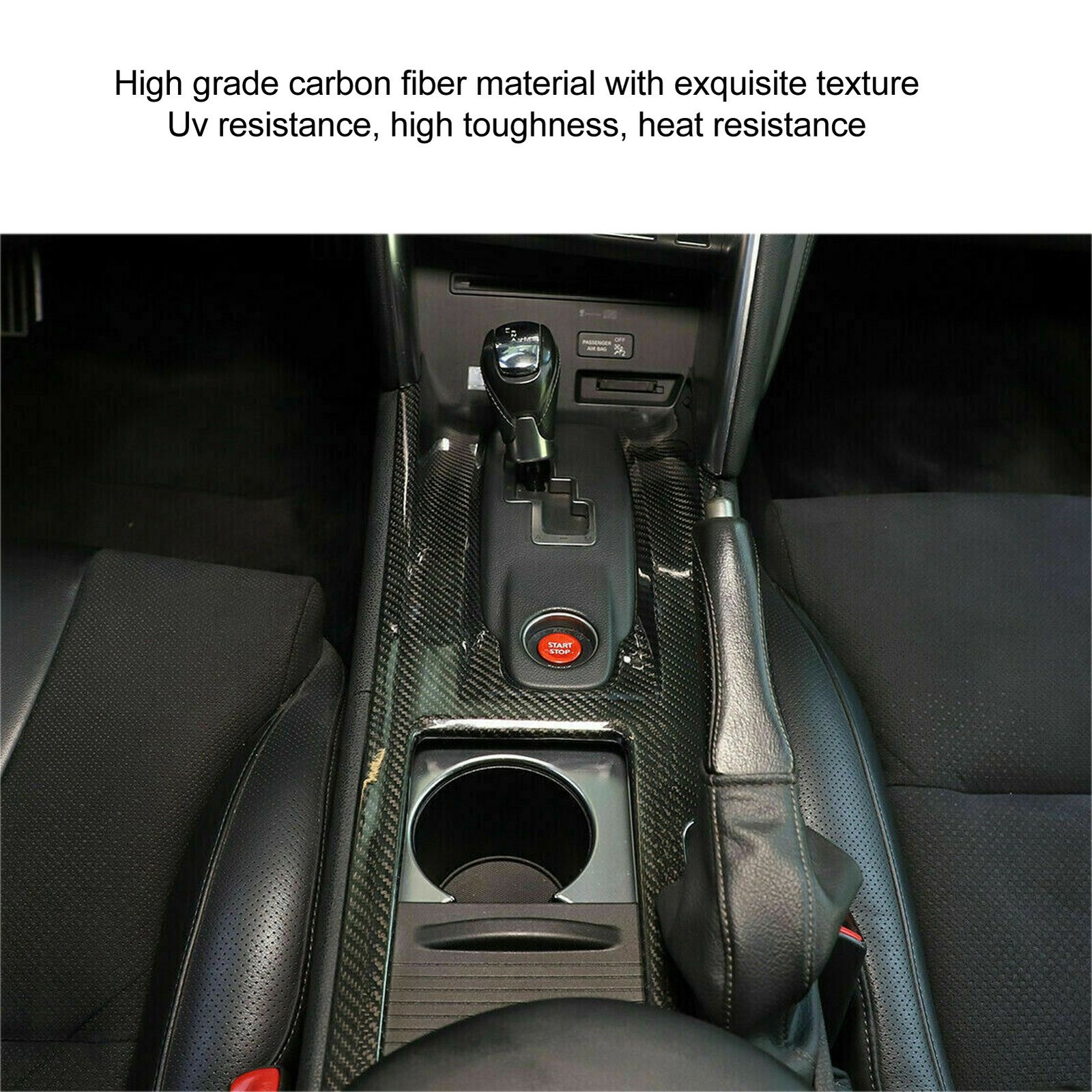 Carbon Fiber Central Control Trim For GTR R35 Scratch Protection ZZGE