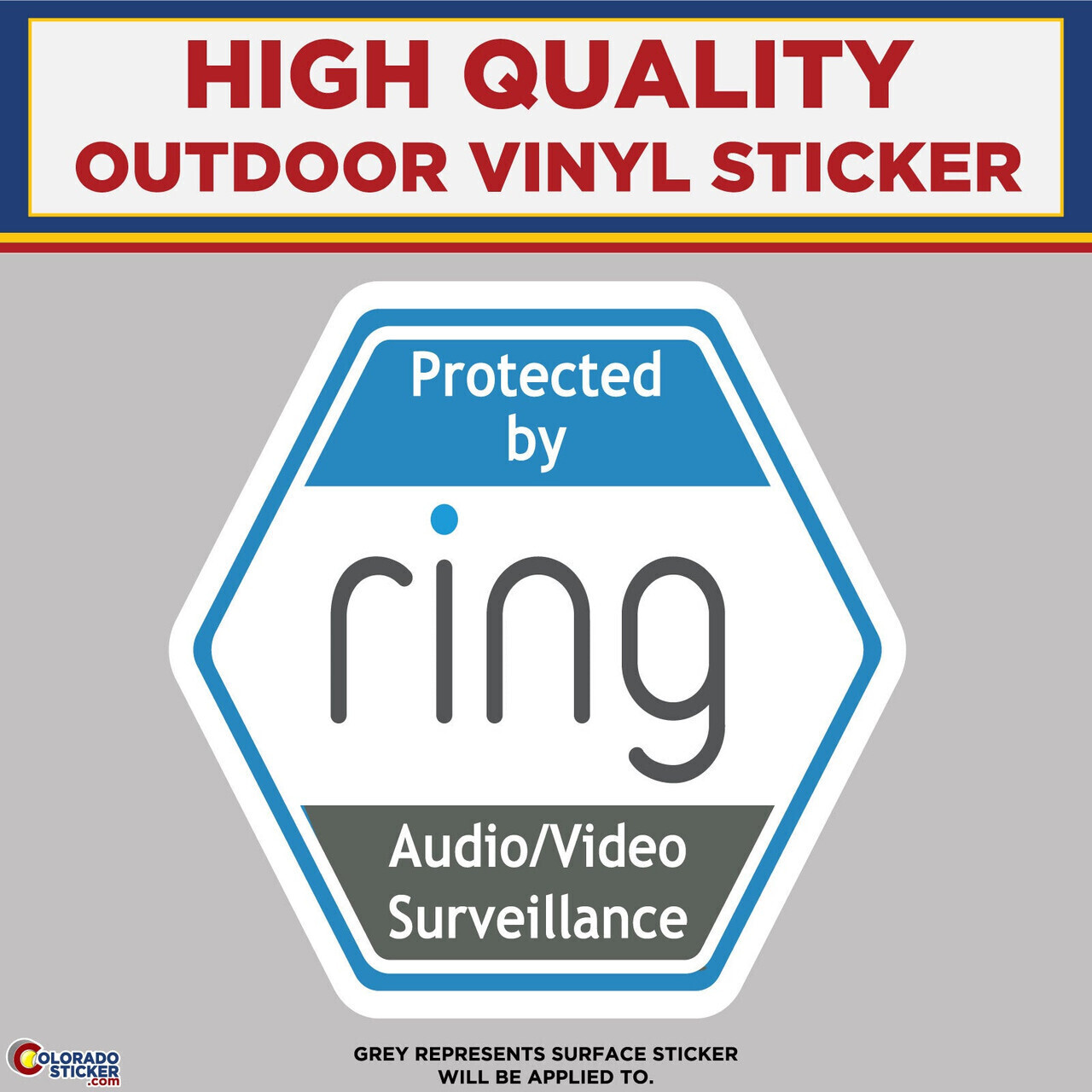 Ring, High Quality Vinyl Stickers