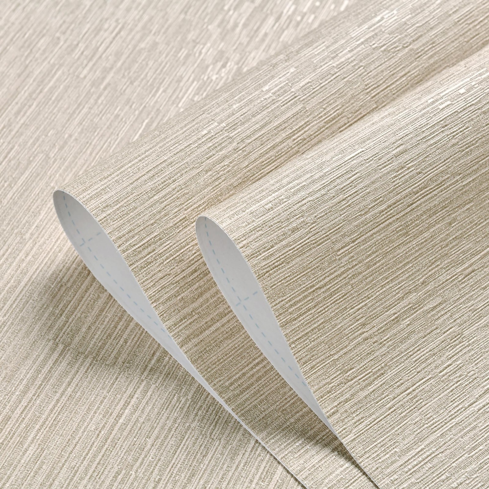 Haimin Grasscloth Wallpaper Peel and Stick 20.9in X 393in Fabric Contact Pape…