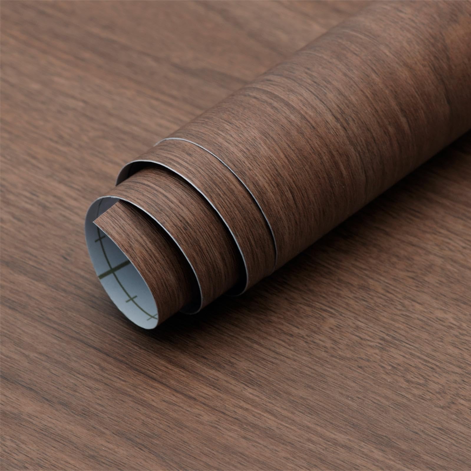 Walnut Wood Grain Contact Paper Wood Wallpaer for Cabinets 16×78" Peel & Stick