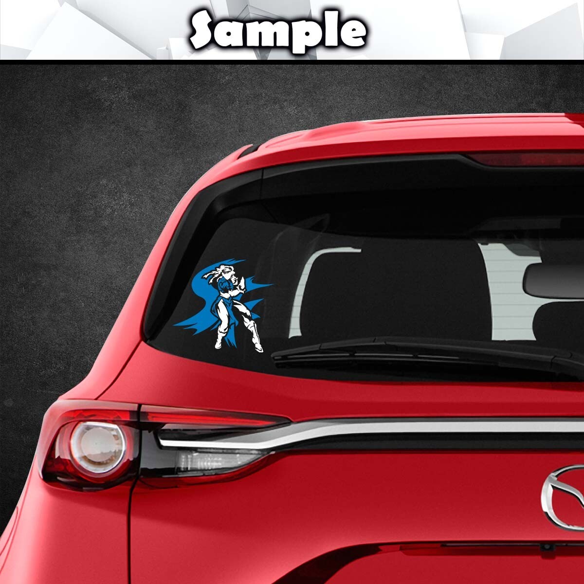Chun-Li Street Fighter Vinyl Decal Sticker (VideoGame Car Laptop PC Tower Decor)