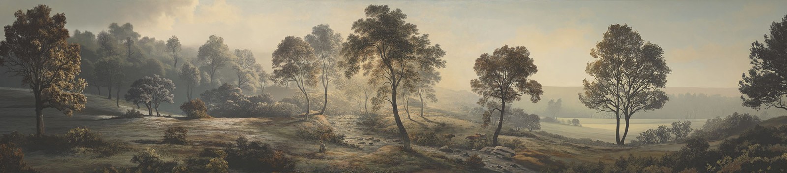 Landscape Painting – European Classical Art Wallpaper, Wall Mural, Tapestry