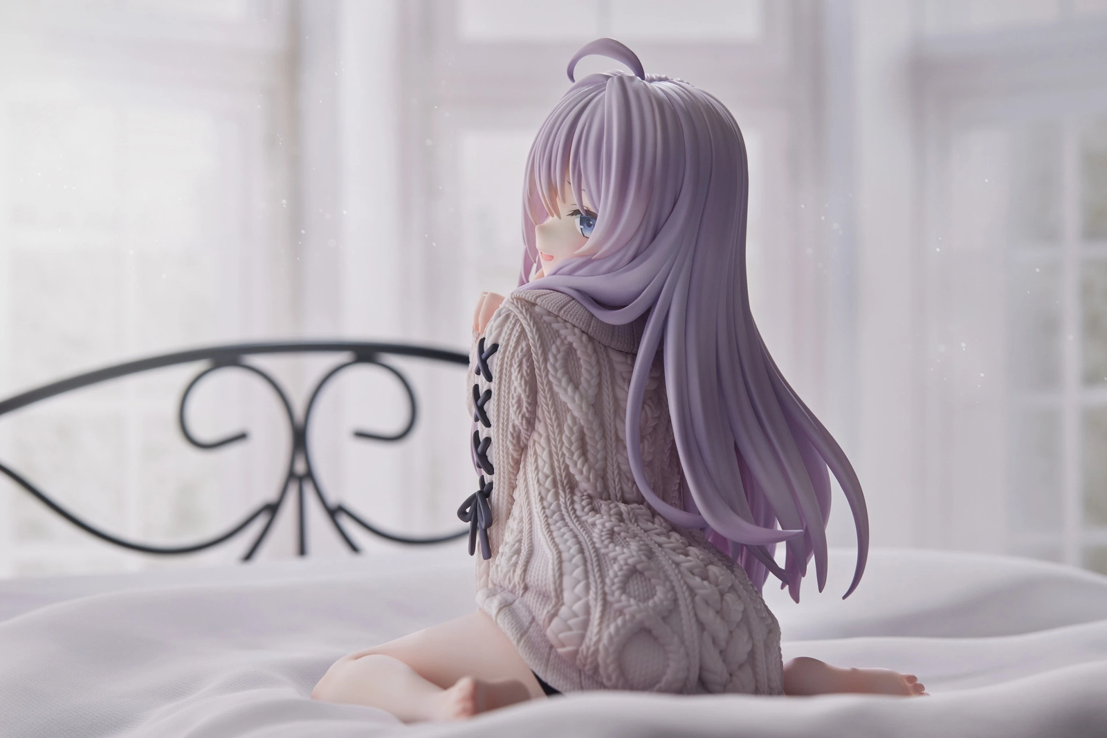 15cm The Journey of Elaina Anime Figure Knit Dress Witch Elaina Action Figure PV