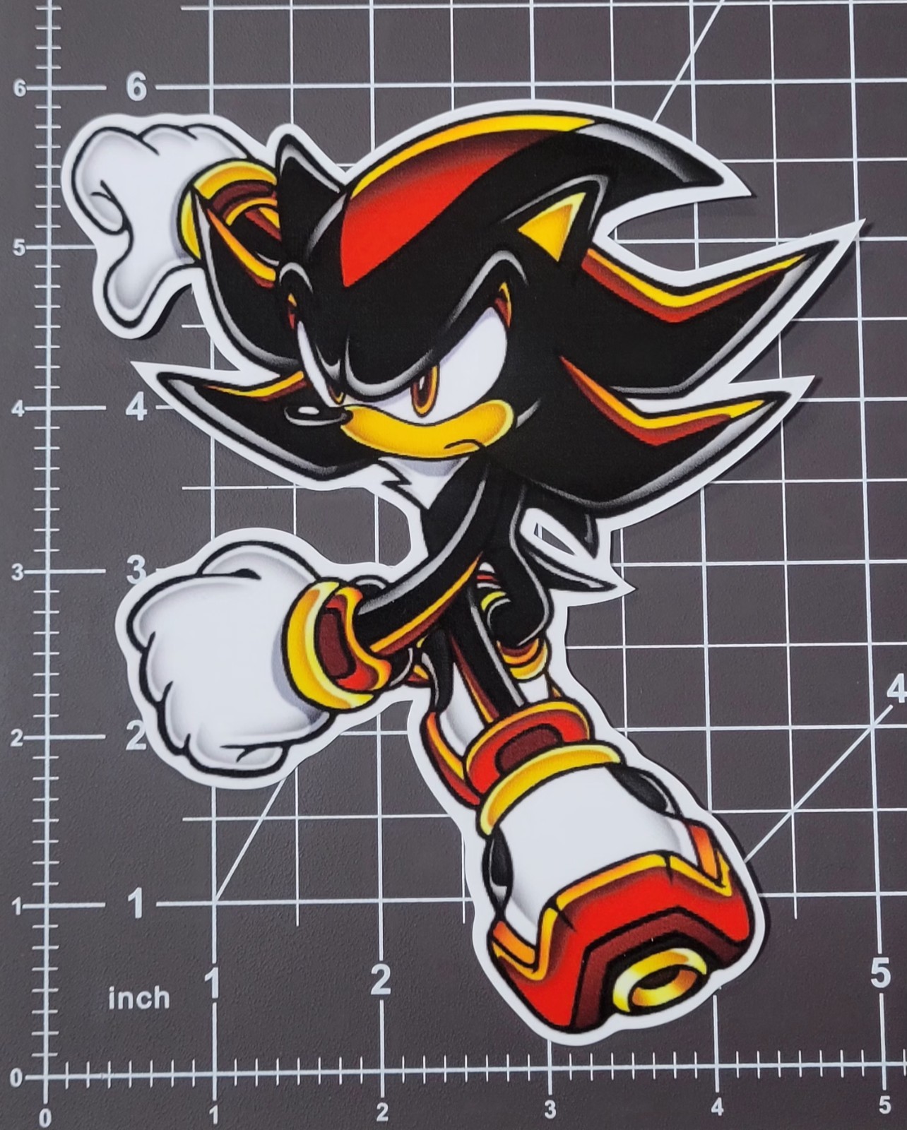 Sonic The Hedgehog Shadow The Hedgehog V1 Sticker 6"