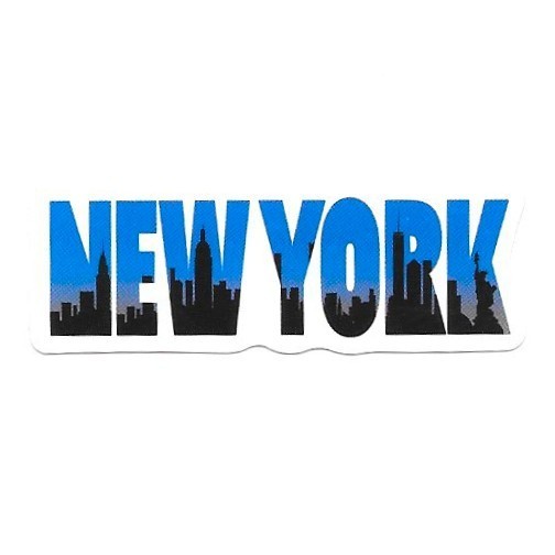 New York City Skyline Vinyl Sticker Decal NYC Souvenir Laptop Travel Luggage
