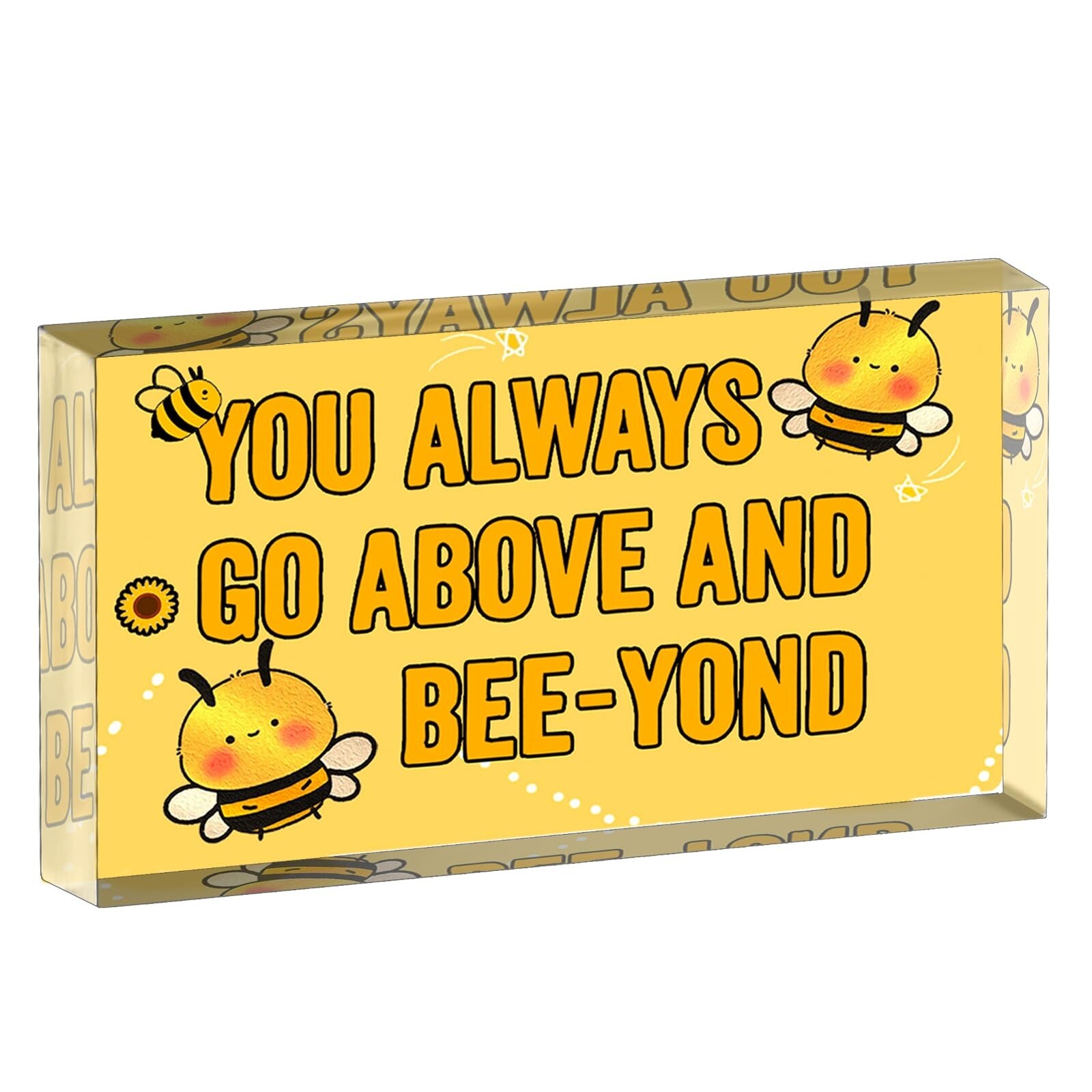 Bee Gifts for Girl Women Bee Themed Decor Bee Gifts for Bee Lovers Acrylic De…