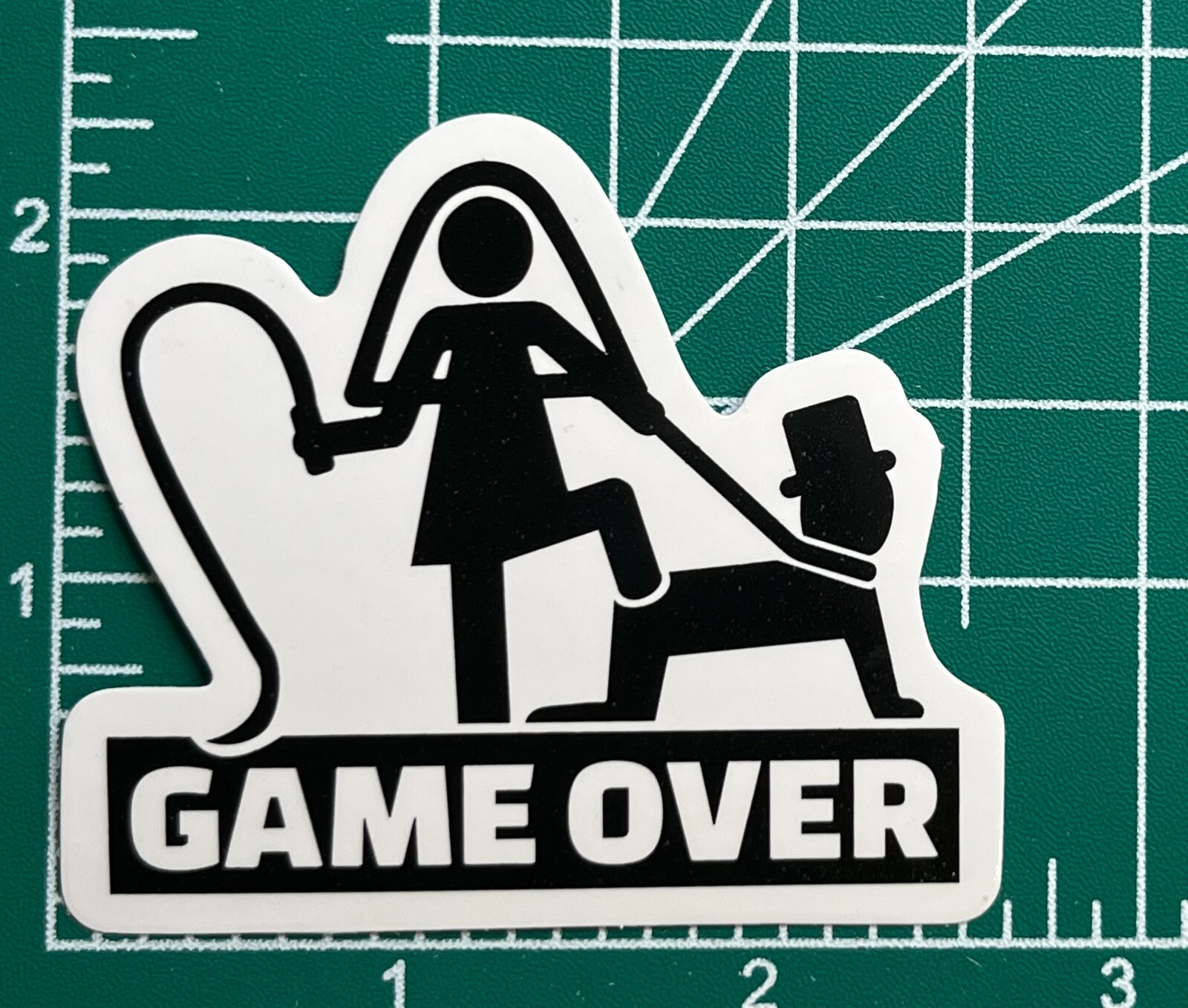 Marriage – Game Over Vinyl Decal Sticker Bomb Waterproof Phone Car Comic Funny