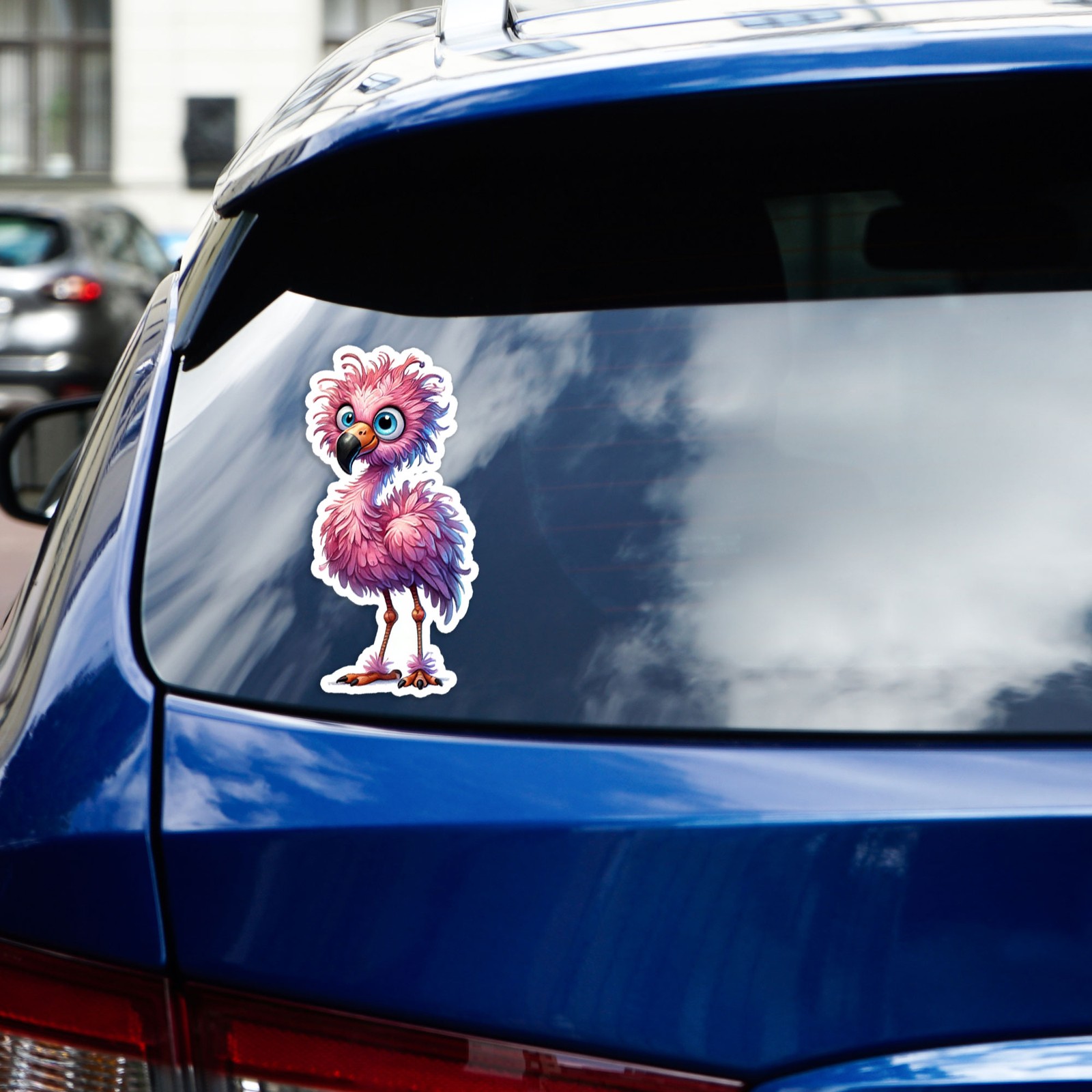 Standing Flamingo – Vinyl Decal Sticker – Car Window Laptop – #351