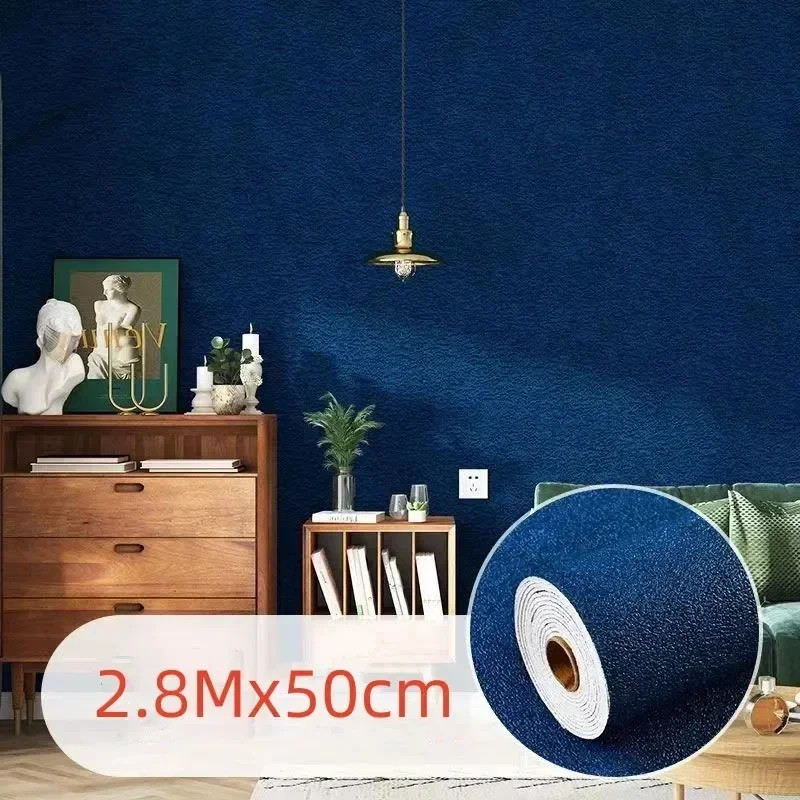 3D Anti-Collision Soft Wall Sticker Sponge Self-Adhesive Wallpaper Wall Sticker