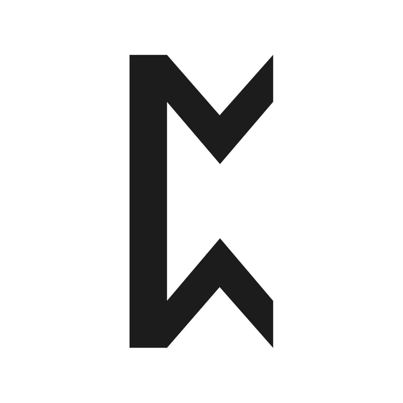 Perthro Viking Rune P fate uncertain Vinyl Decal Window Car Laptop Sticker