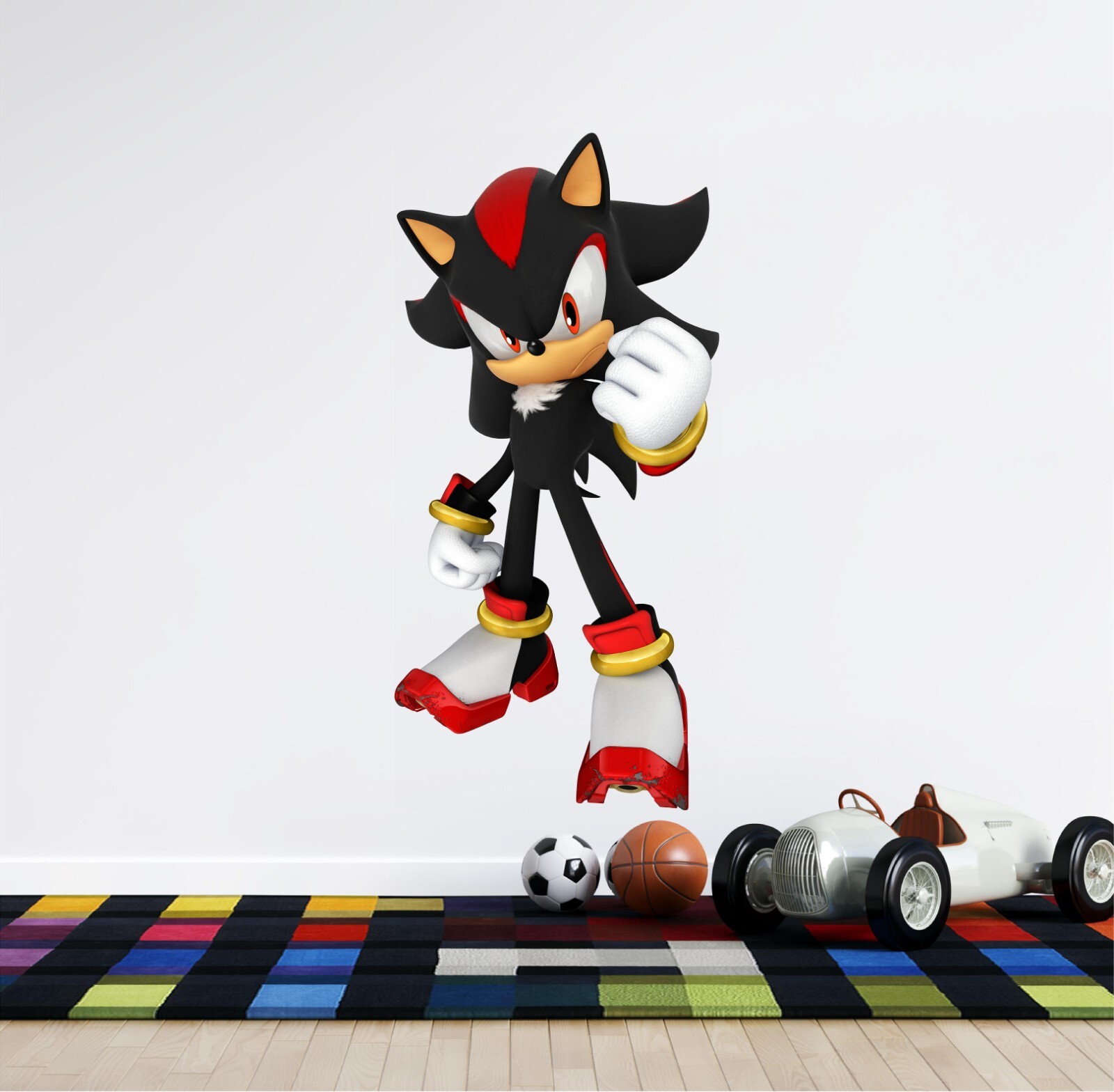 HD Shadow Hedgehog Wall Decal Cartoon Video Game Kids Room Wall Decor