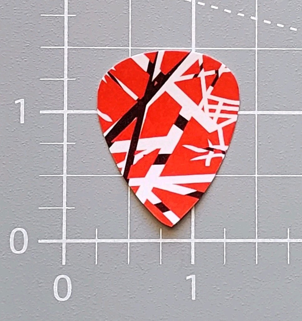 Eddie's Guitar Pick Vinyl Sticker ~ 80's Guitar Pick – Eruption ~ Panama! 5150