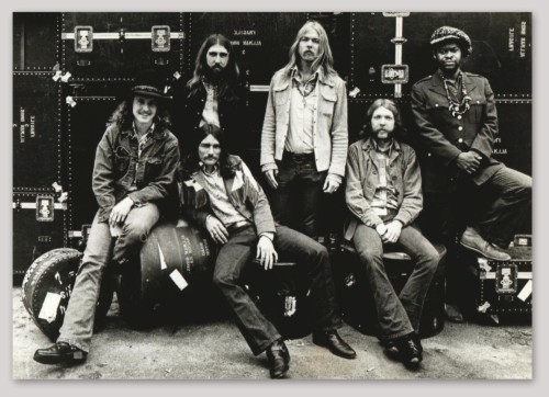 THE ALLMAN BROTHERS BAND *NEW* Glossy Rectangle Sticker Measures 5.25" x 3.72"