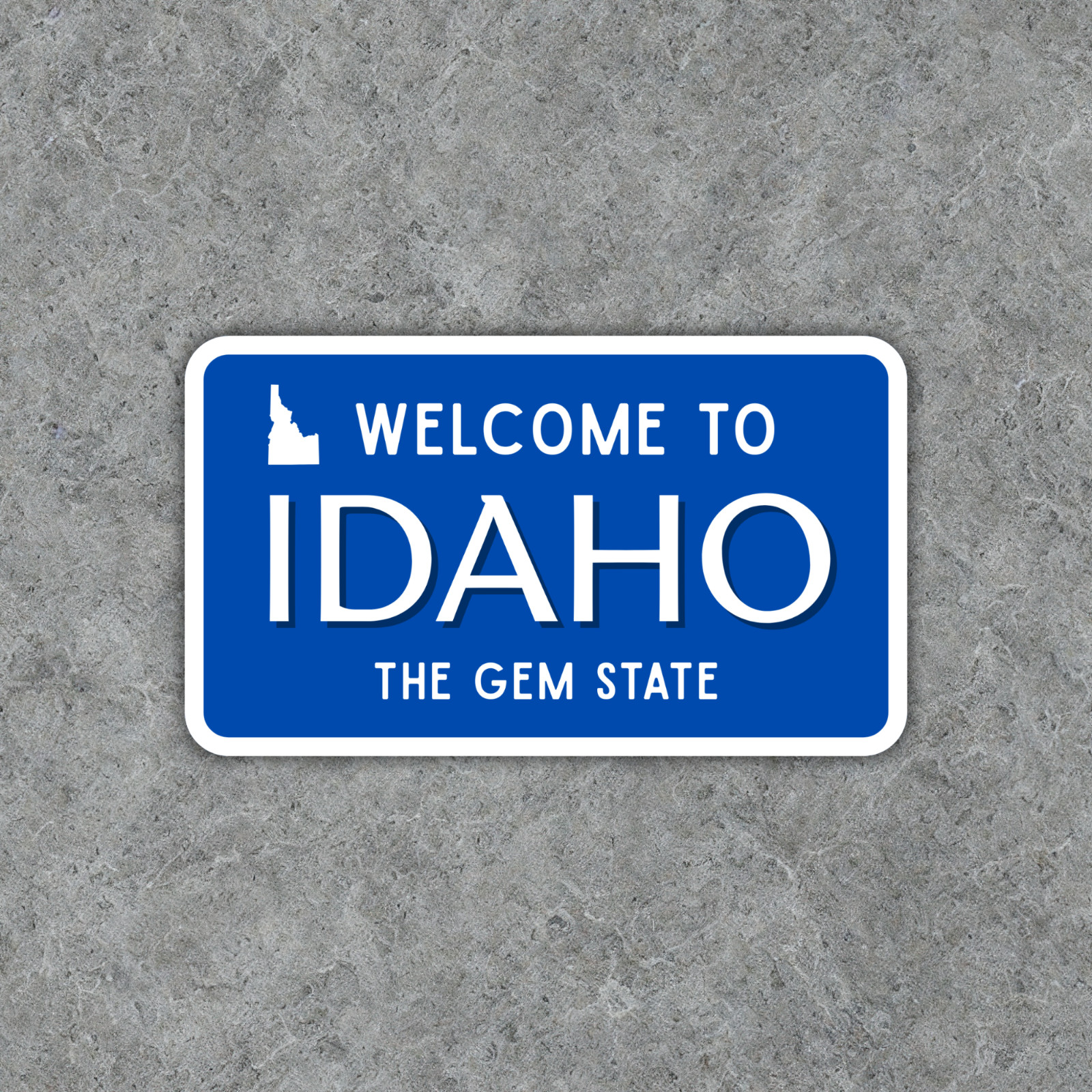 Welcome to Idaho Sticker The Gem State Vinyl Decal Waterproof Travel