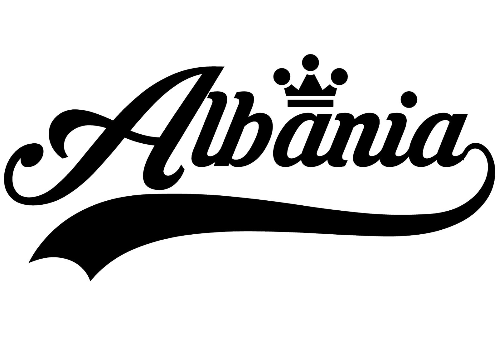 Albania Sticker… Albania Vinyl Wall Art Quote Decor Words Decals Sticker
