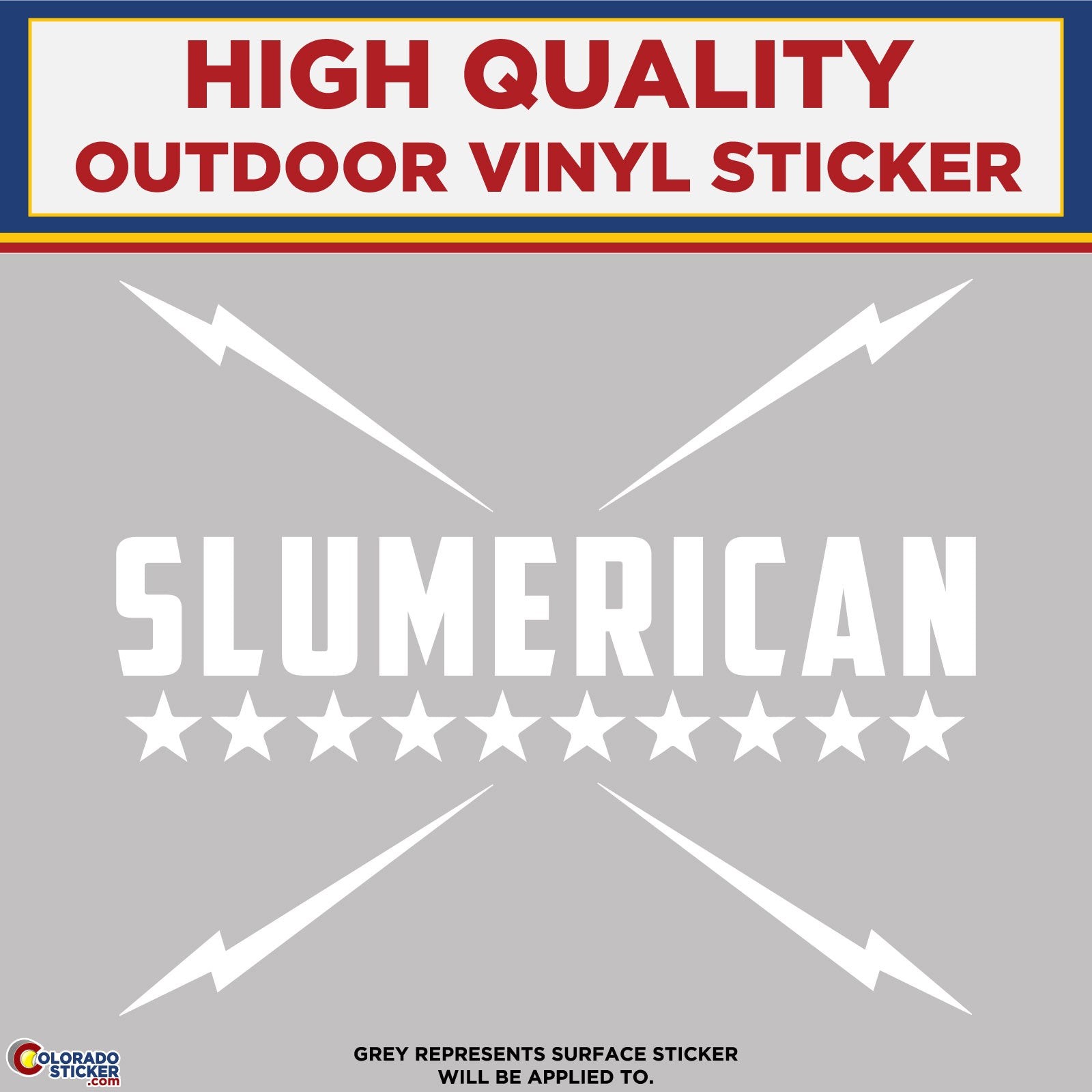 Yelawolf, Slumerican, Die Cut High Quality Vinyl Stickers