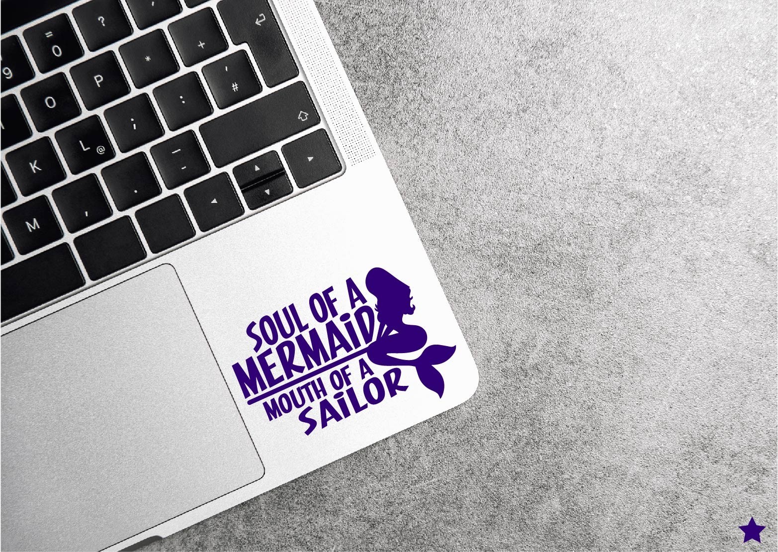 Soul of a Mermaid Mouth of a Sailor Decal Sticker Car Girl Power Beach Ocean Sea