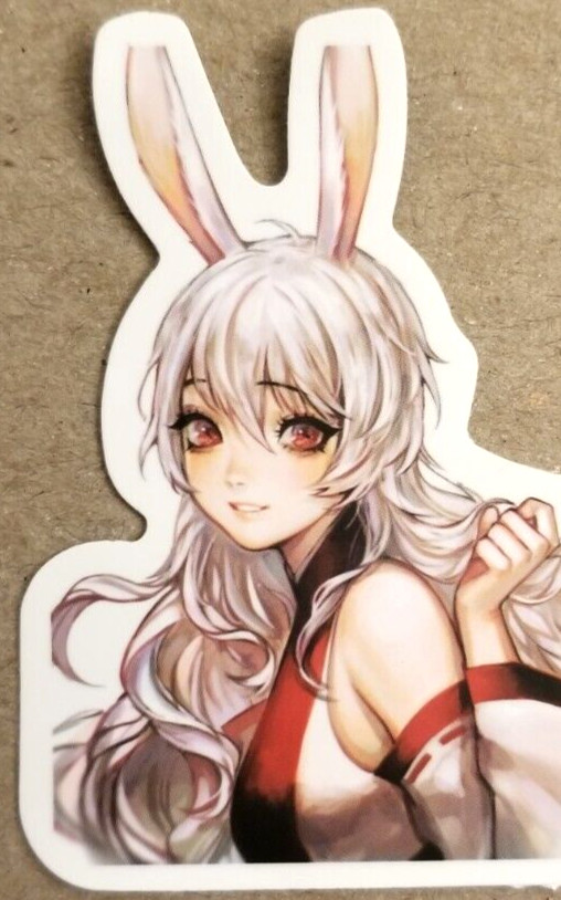 Bunny Girl Sticker Waifu Bunnygirl Rabbit Halloween Anime Manga Pin Up Pinup UwU