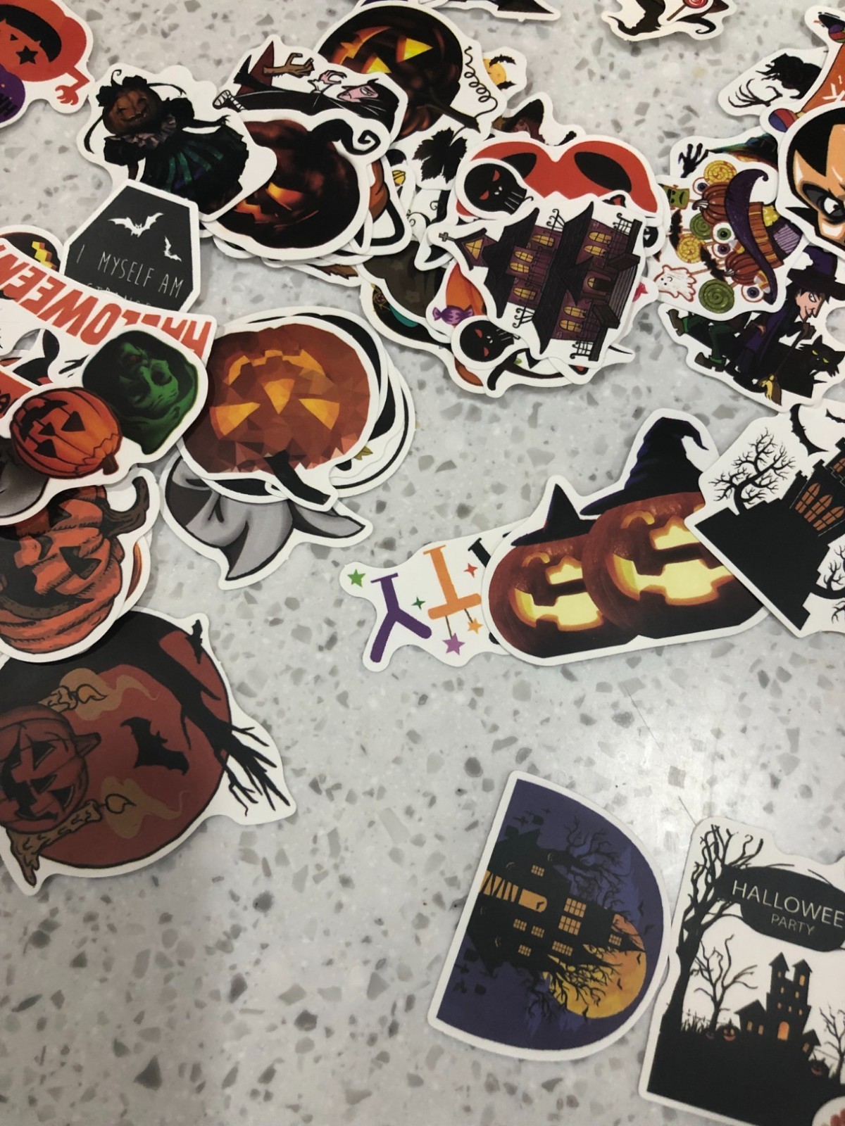 Halloween Mix Sticker Lot 100 Stickers Horror Kids To Adults Something For All!