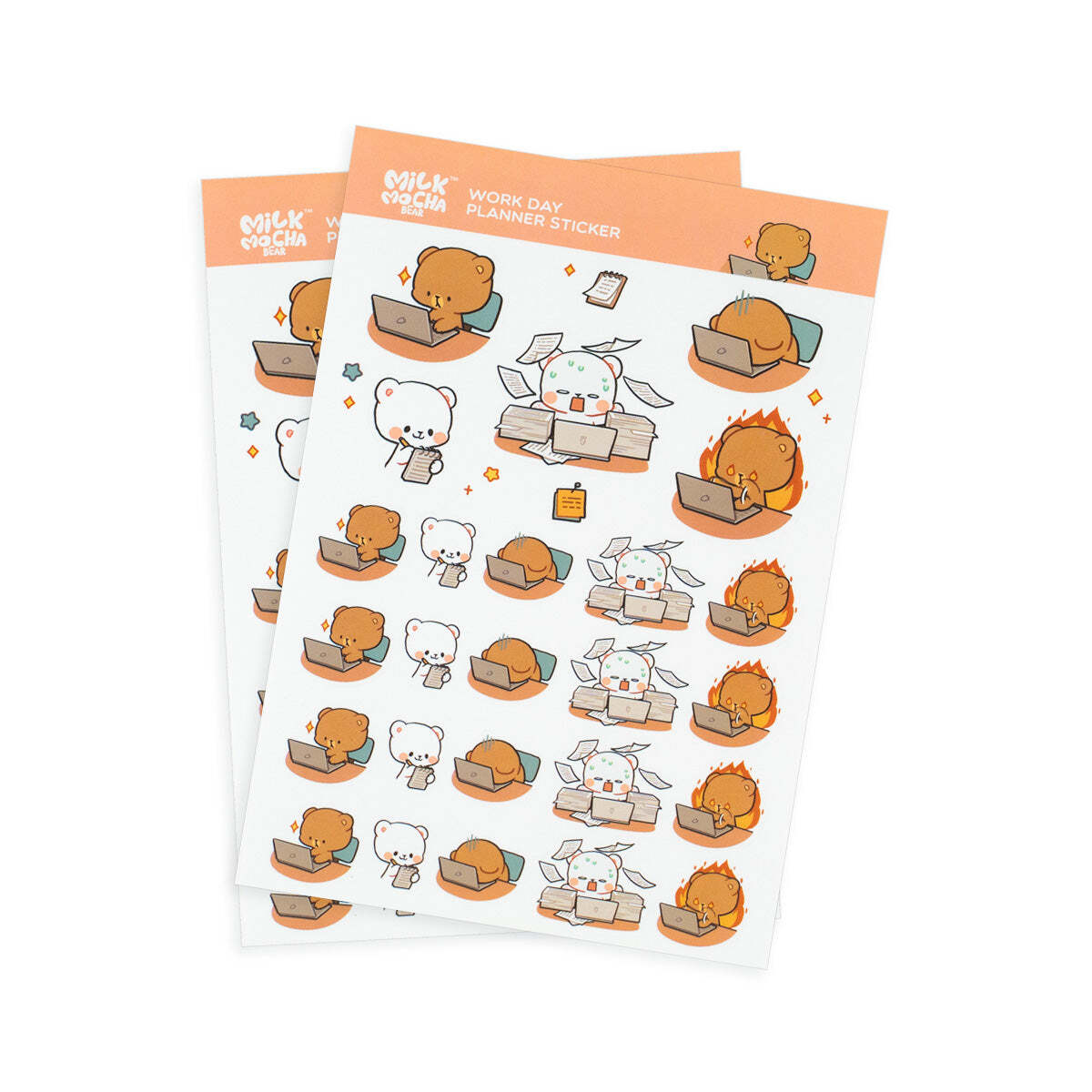 milkmochabear: Work Day Planner Sticker Sheets