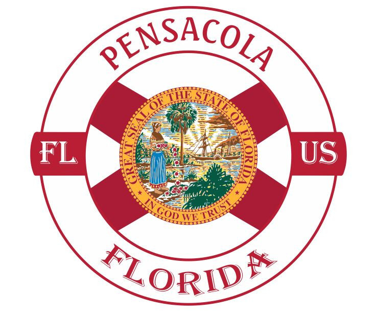 Pensacola Florida Sticker Decal A1171