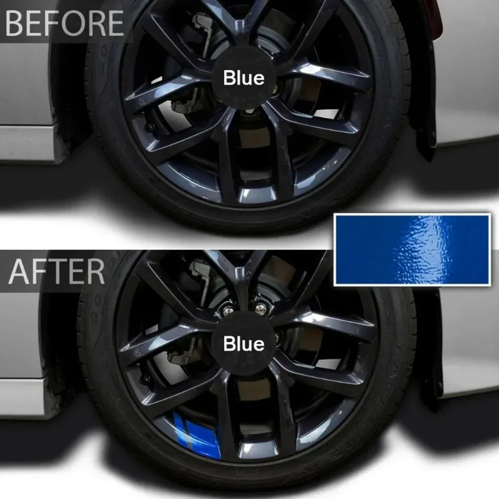 Aftermarket Reflective Wheel Hub Decal Set (6 Pcs) – Rim Cover Sticker | Dodge,