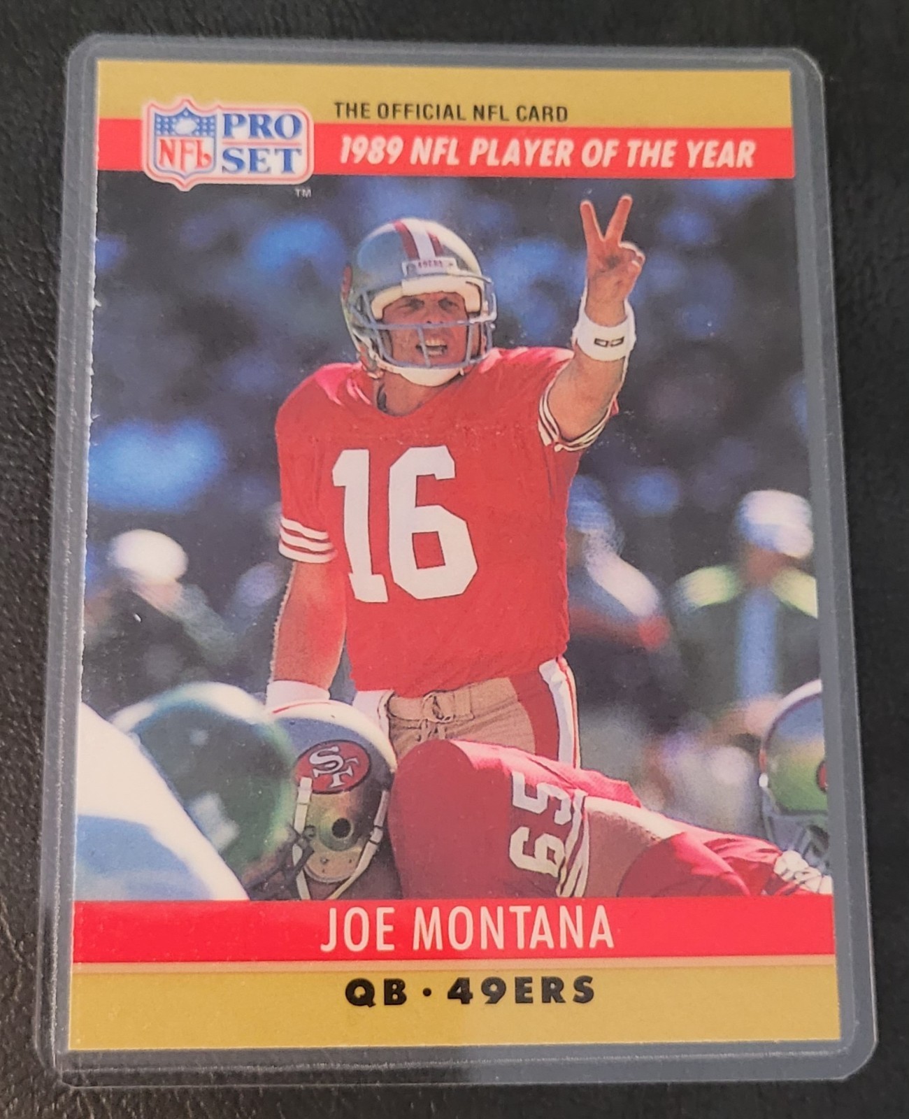 Joe Montana SF 49ERS Football Card HOF Fridge/Locker/Cabinet Laminated Magnet