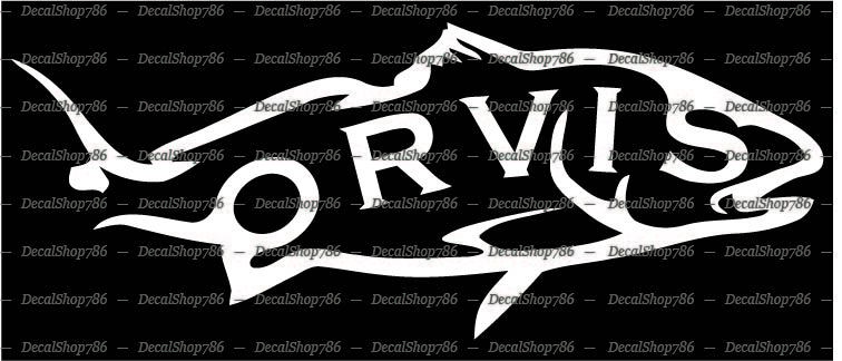 ORVIS Fishing/Hunting/Sporting Clothing-Gear – Vinyl Die-Cut Peel N' Stick Decal