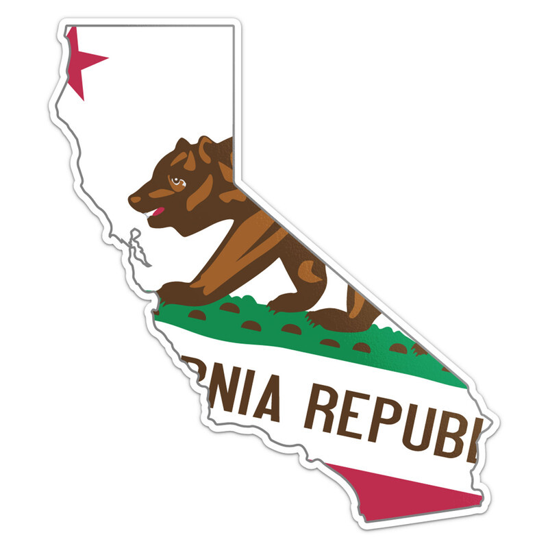 California State – Car Bumper Sticker Vinyl Art Decal – ID1