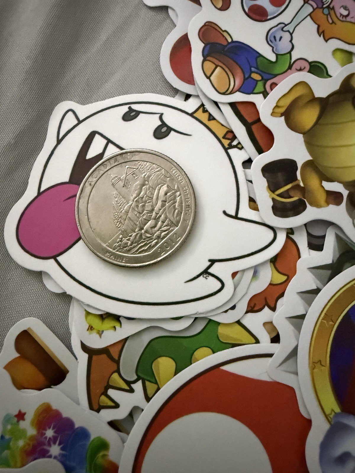 10pcs Random Waterproof Vinyl Stickers Nintendo Super Mario Luggage Phone