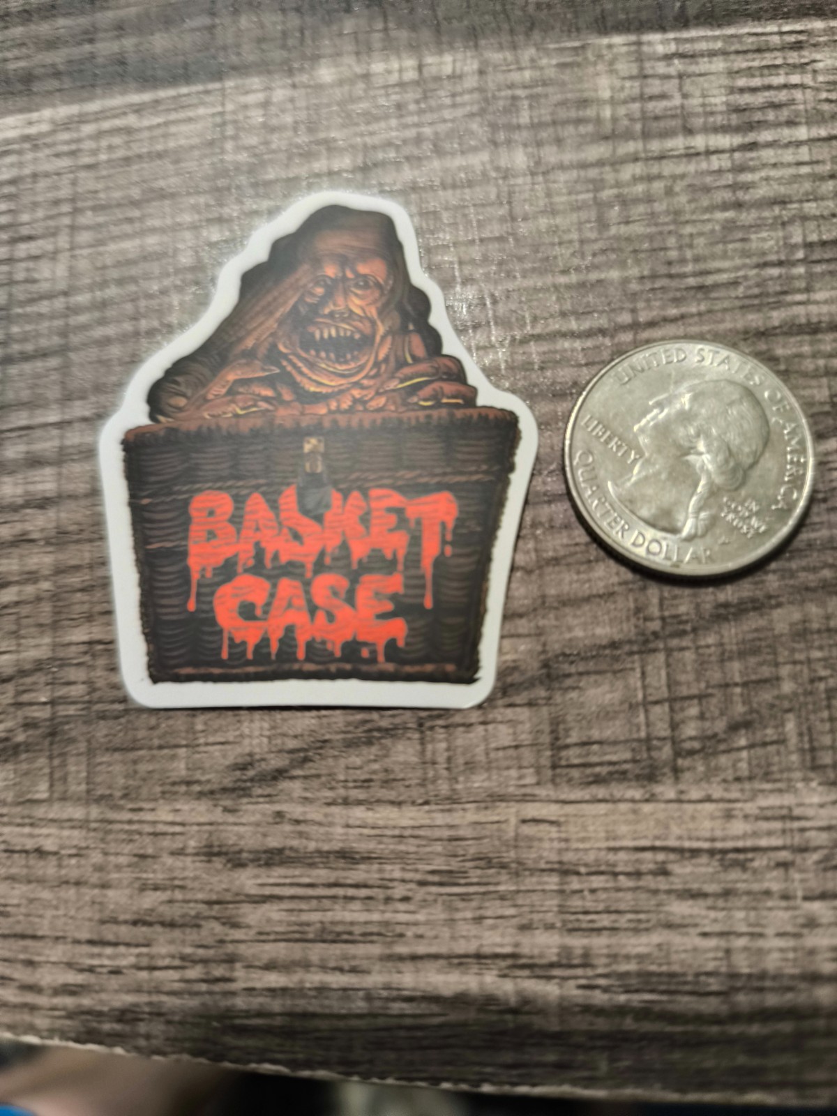 Basket CaseSticker Horror Halloween Cult Movie Classic Freaky Creepy Bizarre New