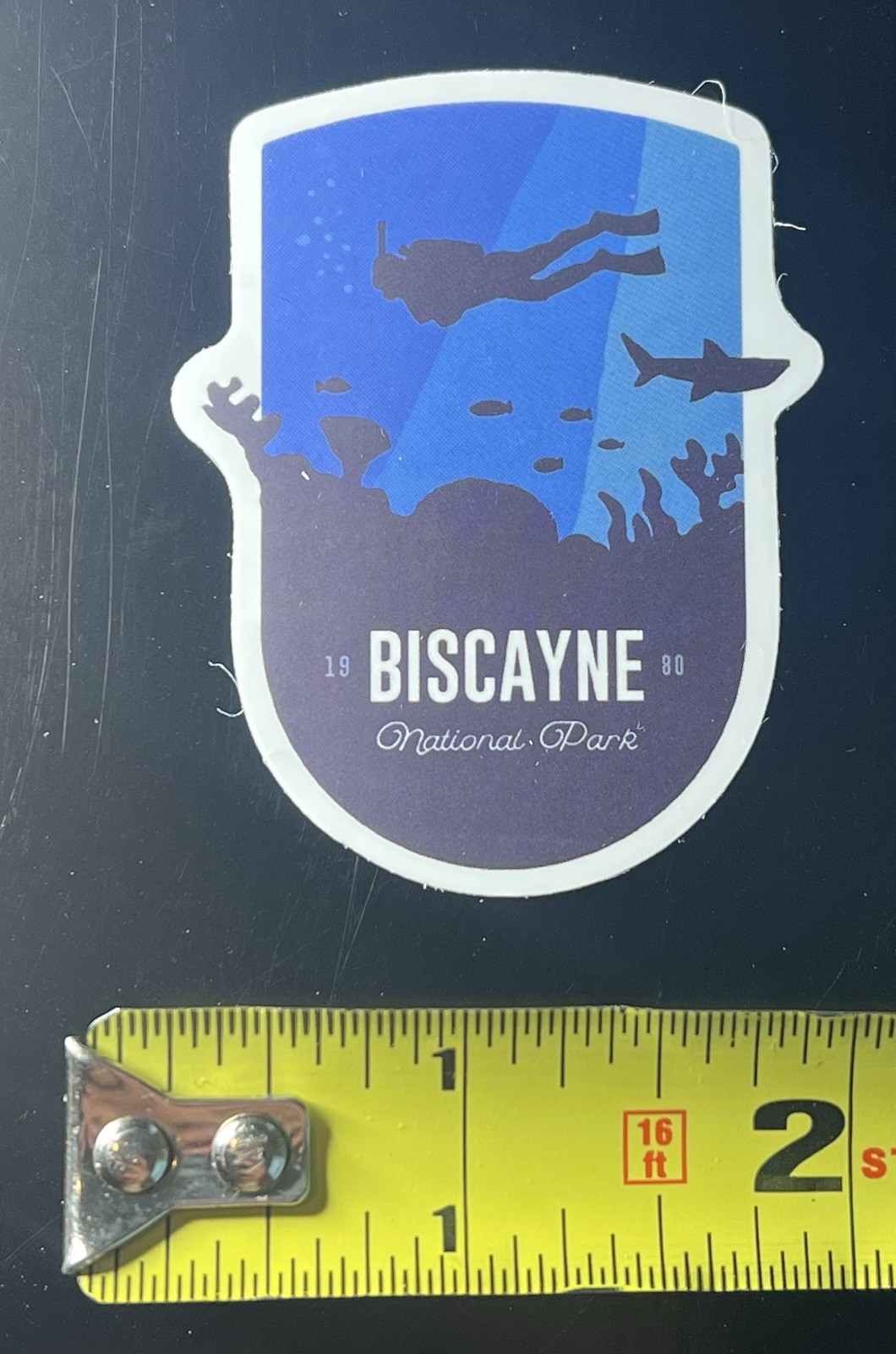 BISCAYNE NATIONAL PARK FLORIDA SMALL STICKER DECAL HIKING CAMPING NATURE S