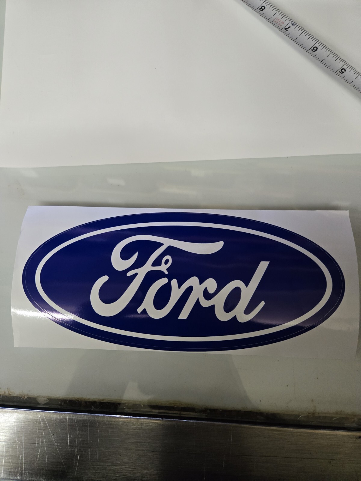 Ford Emblem 3.5 X 8 Vinyl Sticker