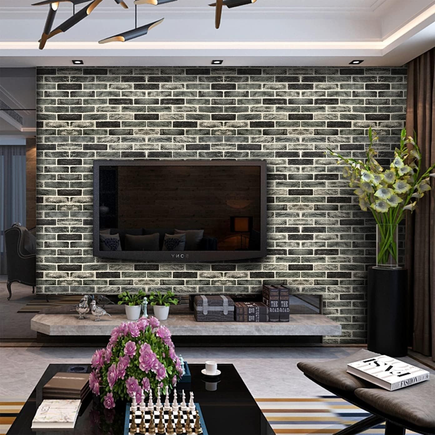 High-Quality Grey Faux Stone Wall Panel – 52 Sq.Ft Peel and Stick Design