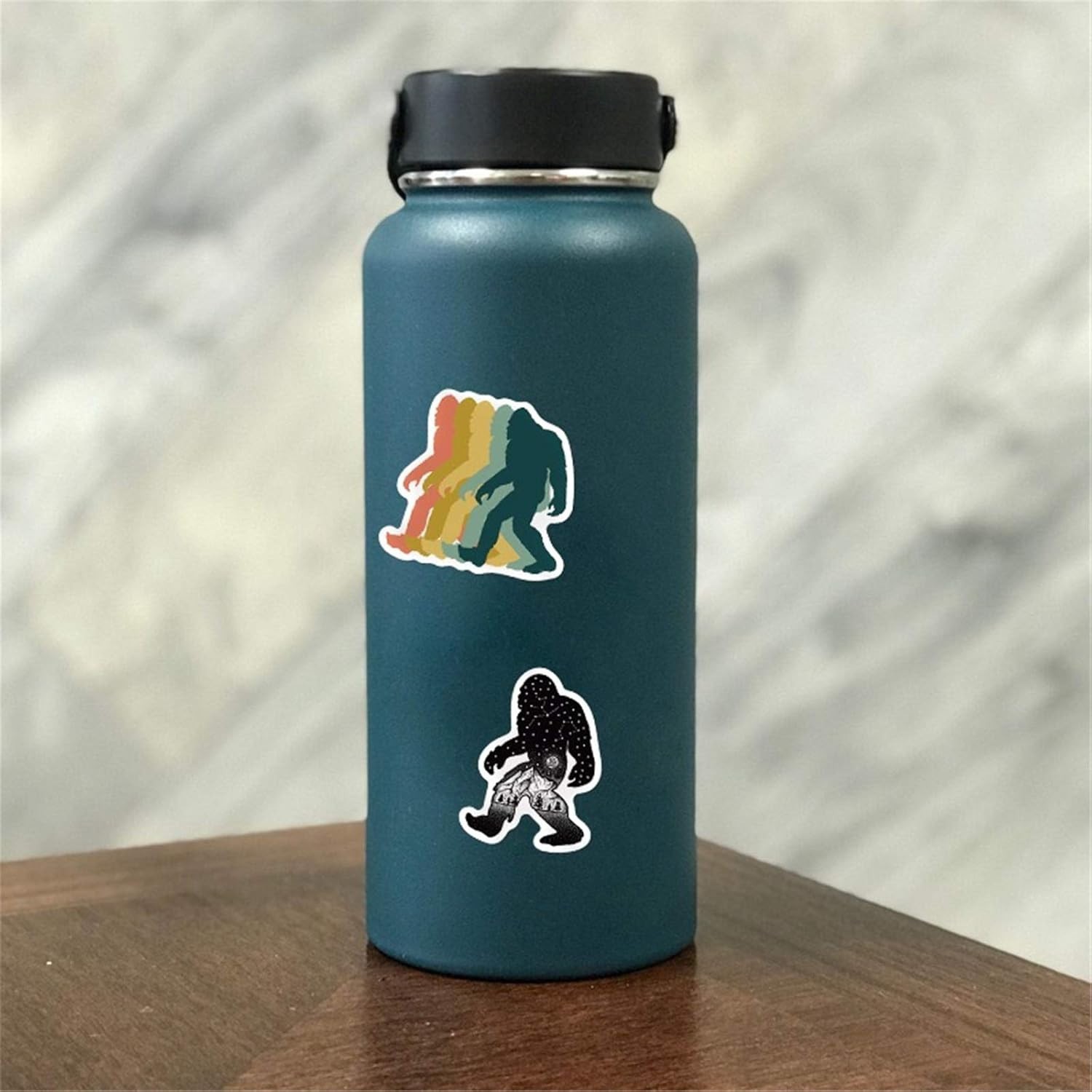 50 Count Bigfoot Stickers Variety Pack for Water Bottles, Laptops, Skateboards