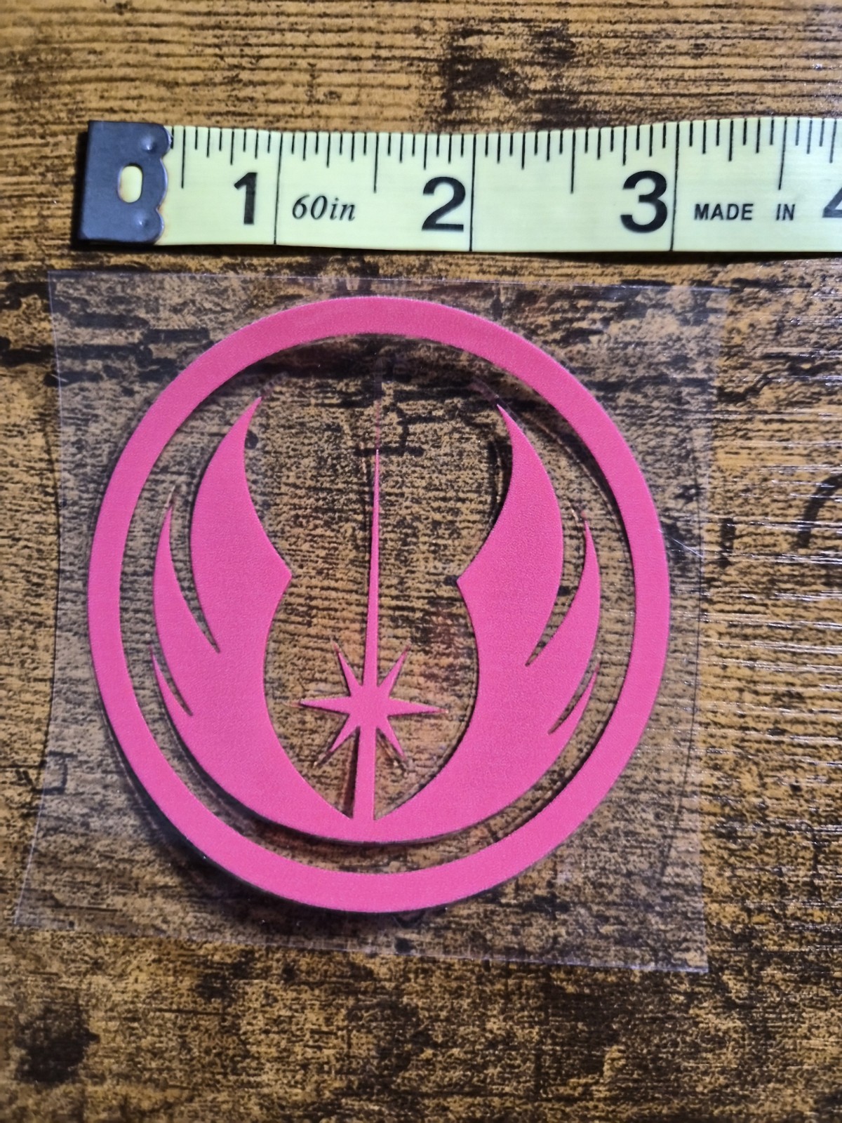 STAR WARS JEDI ORDER UV DTF Decal Sticker Waterproof USA NOT VINYL