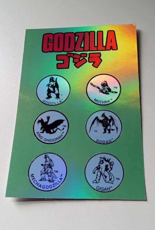 Classic Godzilla Logo 6 Sticker Two Pack