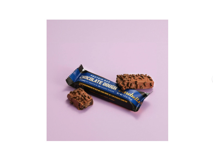 Barebells Protein Bars with 20g High Protein,1.9oz Bars,Chocolate Dough-4Counts.