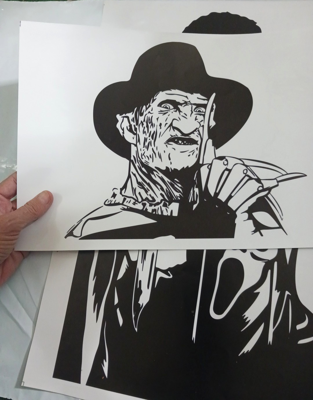 Large Window Stickers. Chucky, Freddy Kruger, Scream ghost, Michael myers Horror