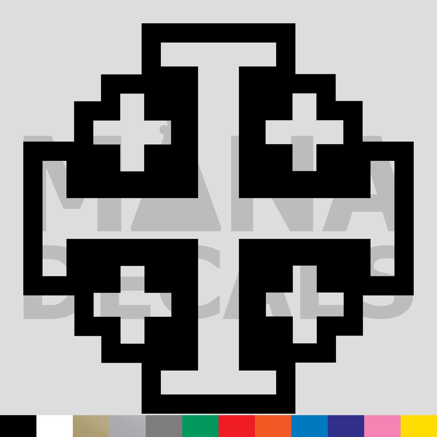 Jerusalem Cross Vinyl Die Cut Decal Sticker – Christian Kingdom Religious