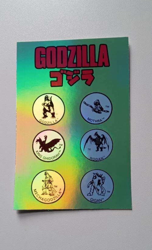Classic Godzilla Logo 6 Sticker Two Pack