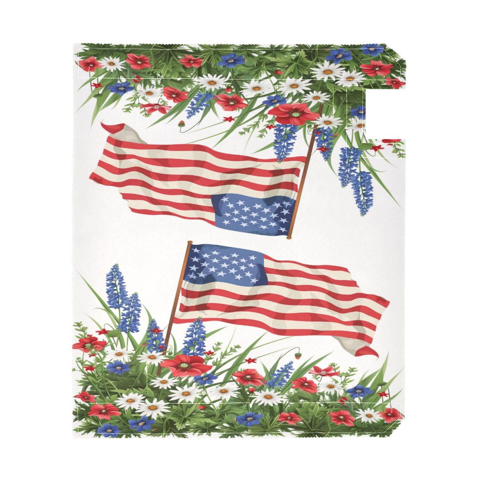 Senya July Fourth Mailbox Covers – American Flag 18×20.7in, 1