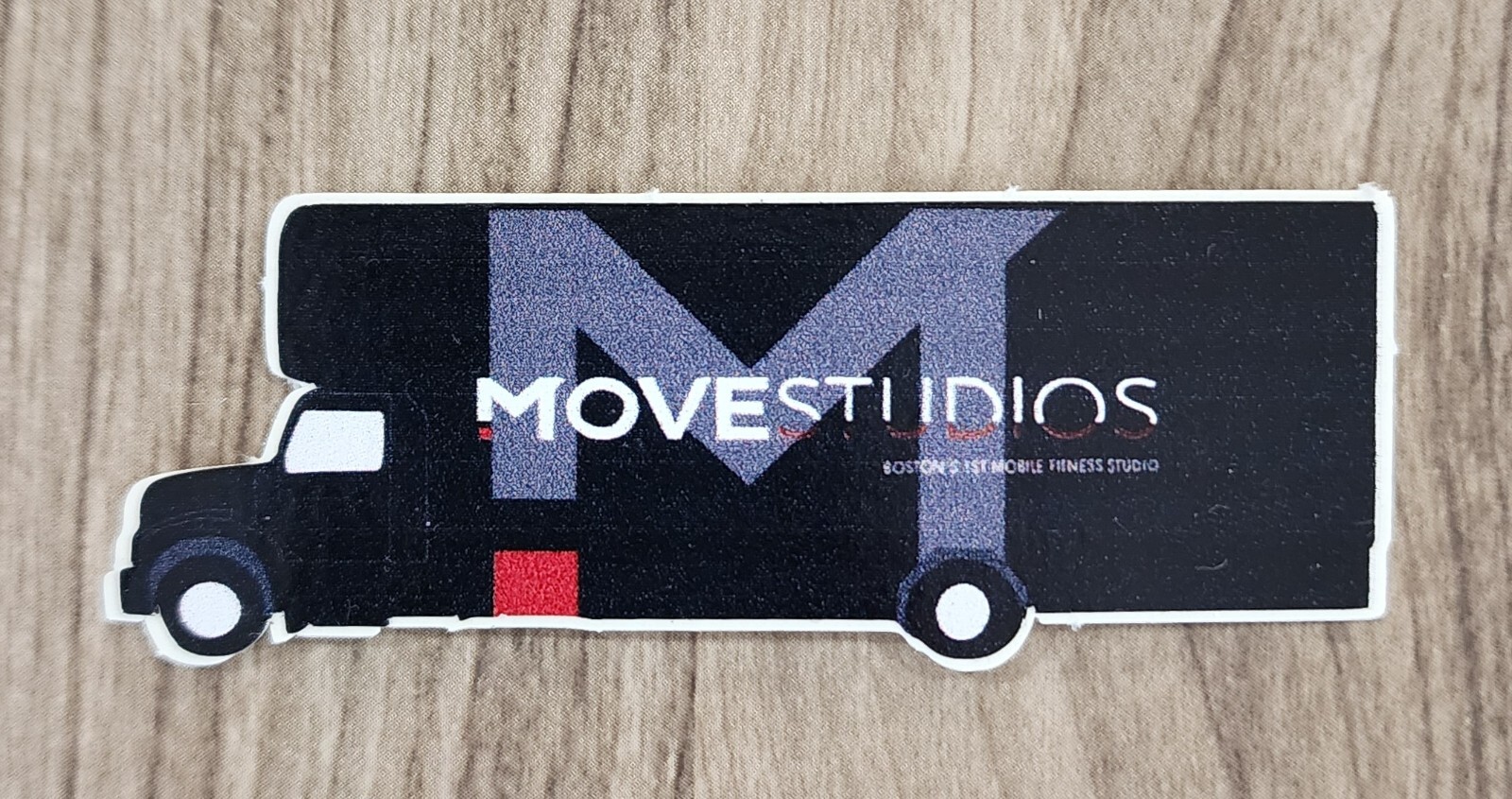 Move Studios Small 3"x1" Logo Sticker Mobile Fitness Boston MA NEW Unused