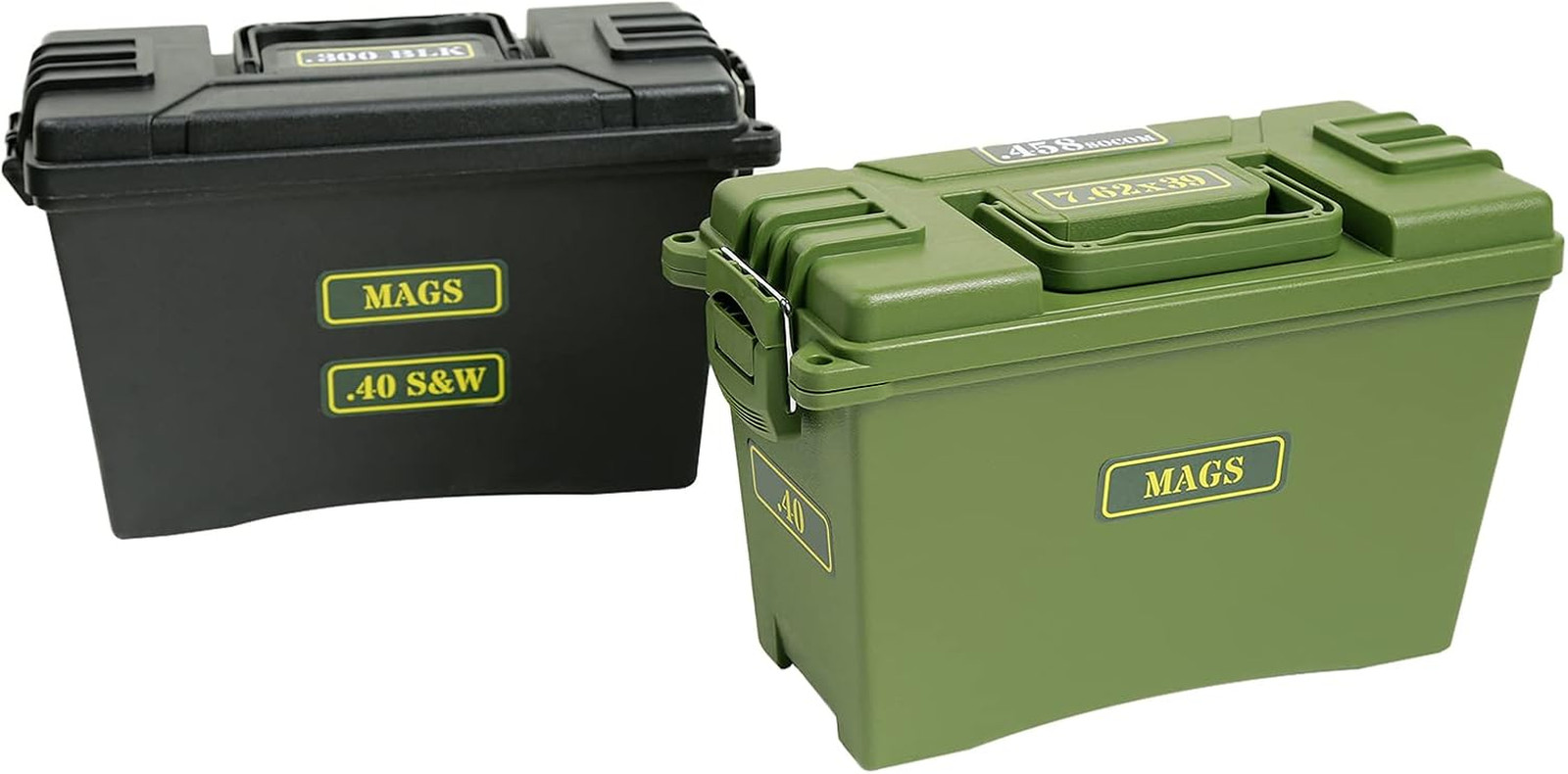 Ammo Can Vinyl Sticker Set Decal Label .410 .44 .45-70 .22 .223 .308 9MM .380 .4