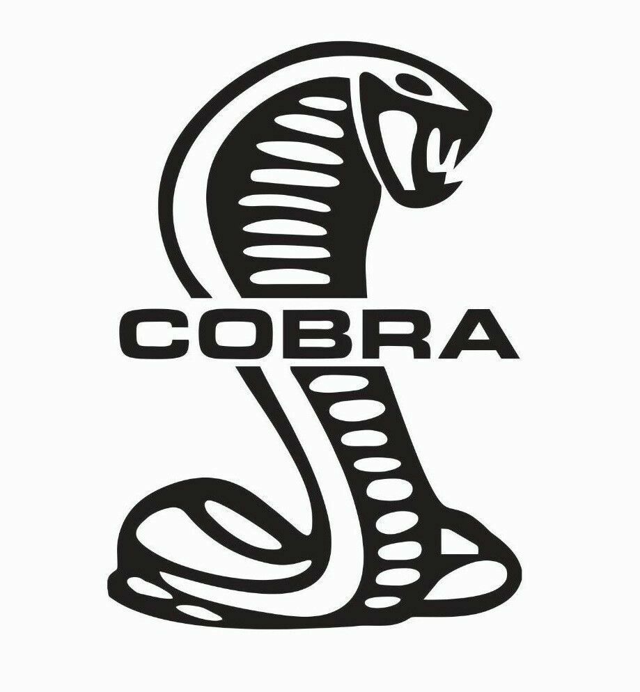 Mustang Cobra Vinyl Die Cut Car Decal Sticker